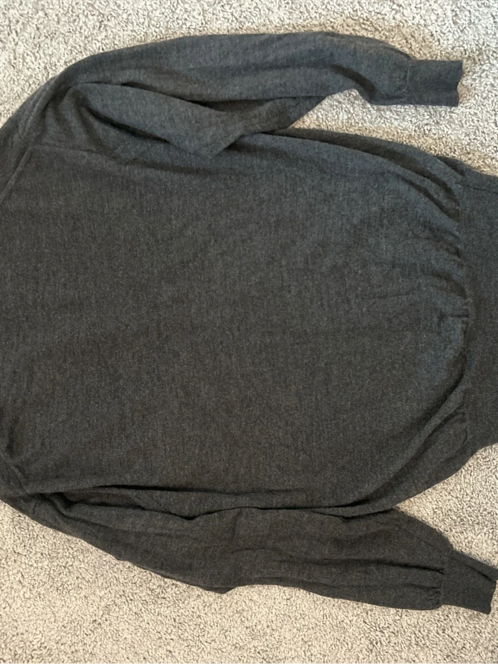 Gran Sasso Mens 52 L Wool Silk Cashmere Polo Sweater Made Italy Gray Luxury